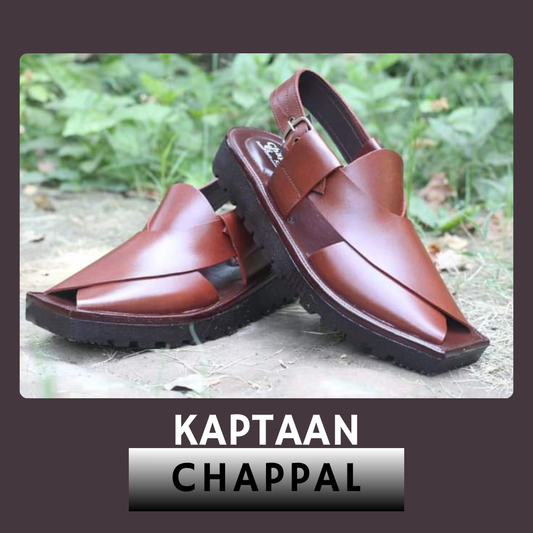 Kaptaan Chappal – Light Weight Edition (Light Brown)